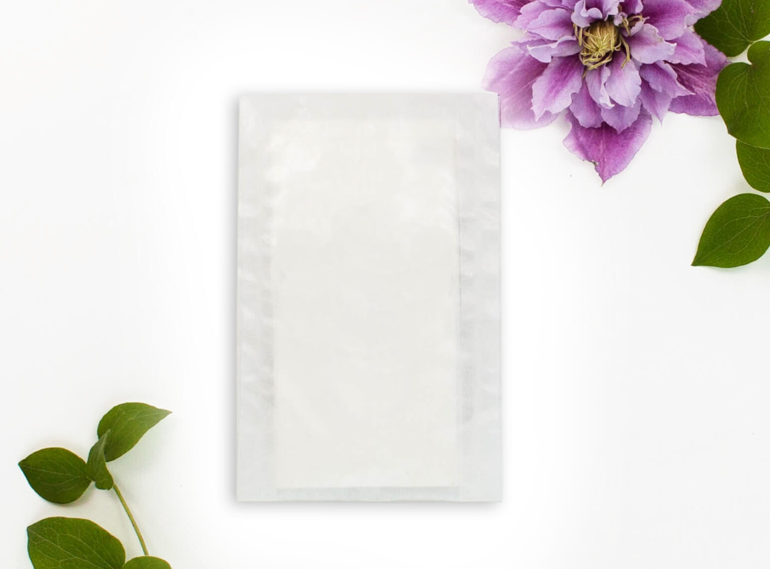Transparente Tütchen für Taschentücher oder Blumensamen